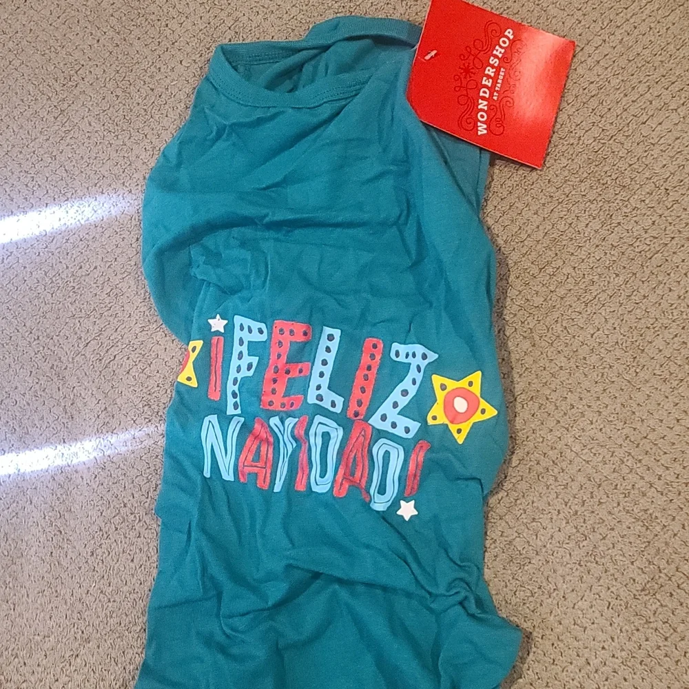 ❤️10/$10 New Feliz Navidad Dog pajamas Christmas